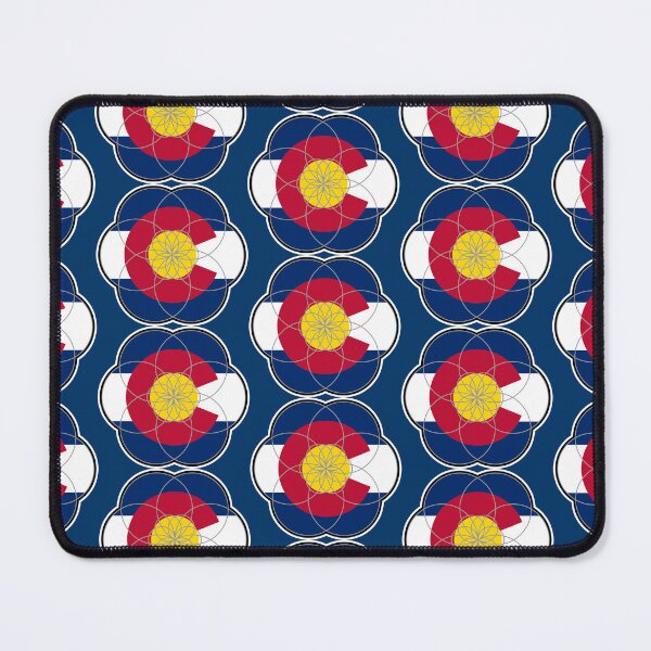 Item preview, Flower of Life 051725 07 Colorado Flag Iconography Series designed and sold by Lazarustci.