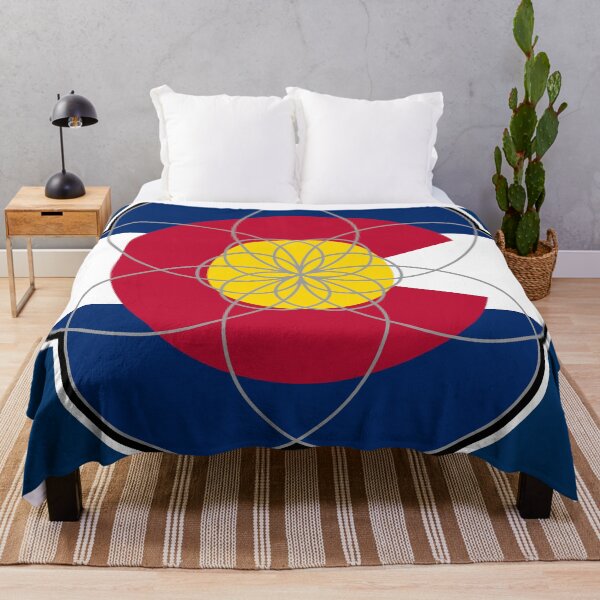 Item preview, Flower of Life 051725 07 Colorado Flag Iconography Series designed and sold by Lazarustci.