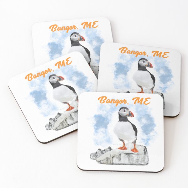 Item preview, Maine Puffin, and City designed and sold by ArtRoyal13.