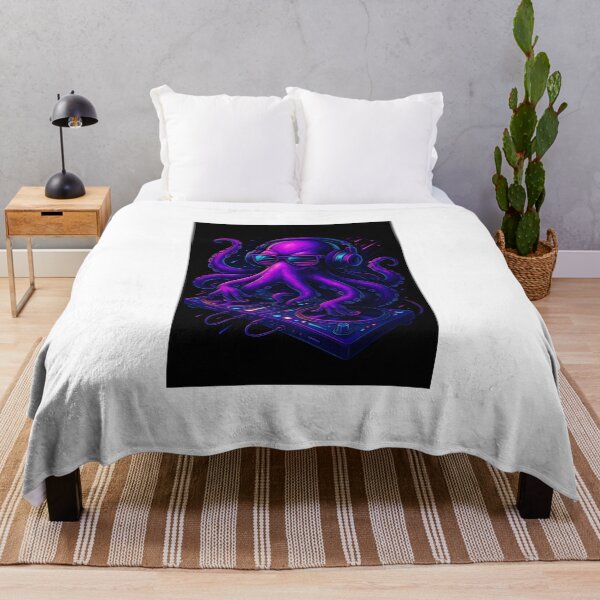 Item preview, Octopus DJ Vibes designed and sold by WolfPixelRo.