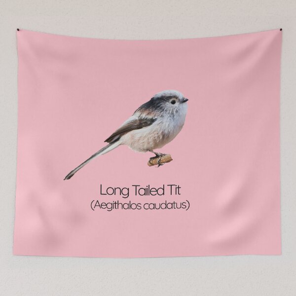 Item preview, Long-Tailed Tit | The Fluffy Acrobat of British Gardens designed and sold by The Digital Compass.