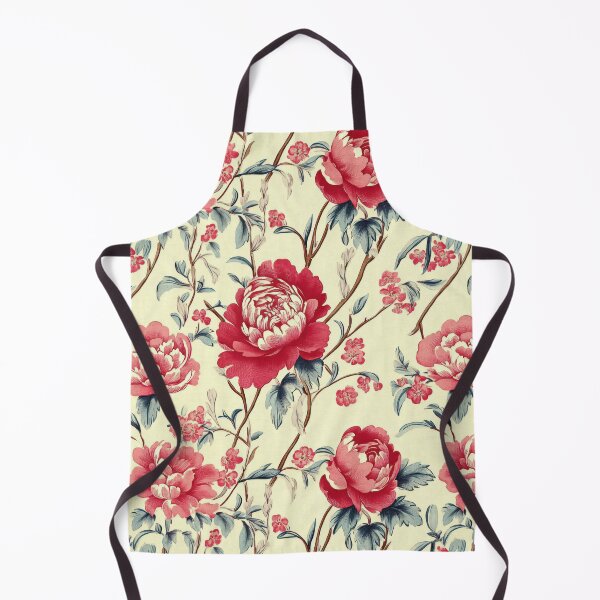 Item preview, Peony French Toile — Floral Illustration designed and sold by HEADMADE-TV.