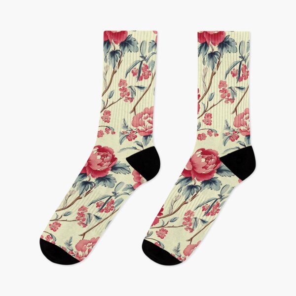Item preview, Peony French Toile — Floral Illustration designed and sold by HEADMADE-TV.