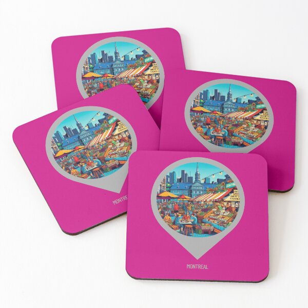 Item preview, Montreal City 80s Style Photo - Retro Travel Art for City Lovers and Tourists - Perfect for Clothing & Accessories designed and sold by knalpot-design.