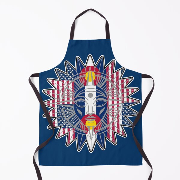 Item preview, Sun God in American and Colorado Flags 051825 03 designed and sold by Lazarustci.