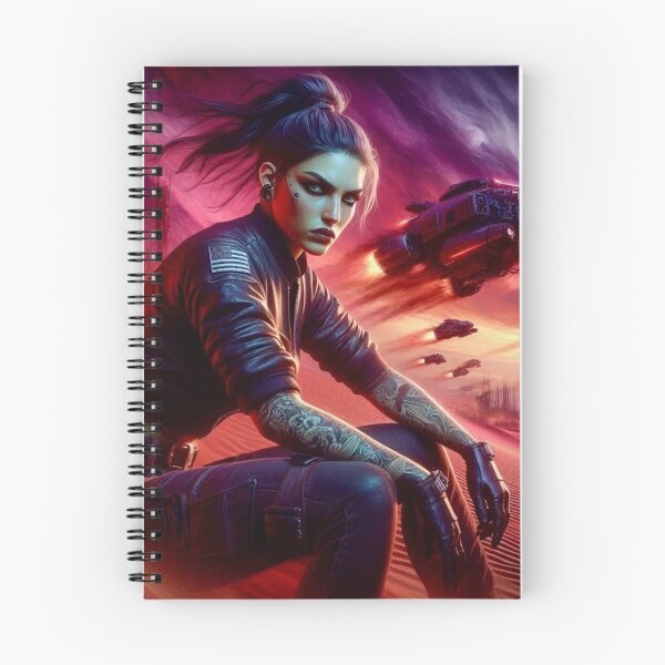 Item preview, "Starlit Samurai Rebel - Neon Cyberpunk Art" designed and sold by Ghost Archer Illusions.