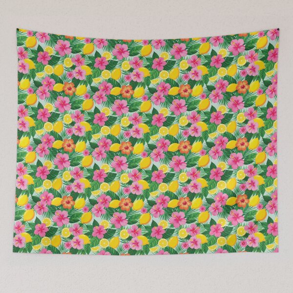 Item preview, Lemon Hibiscus Design designed and sold by Designbes.