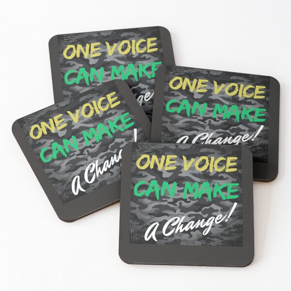 Item preview,  One Voice Can Make A Change Tshirts  designed and sold by Shevonda Thomas.