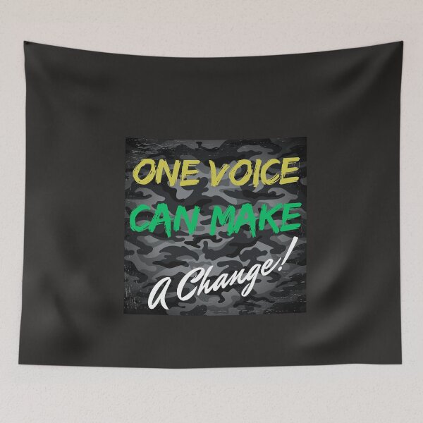 Item preview,  One Voice Can Make A Change Tshirts  designed and sold by Shevonda Thomas.