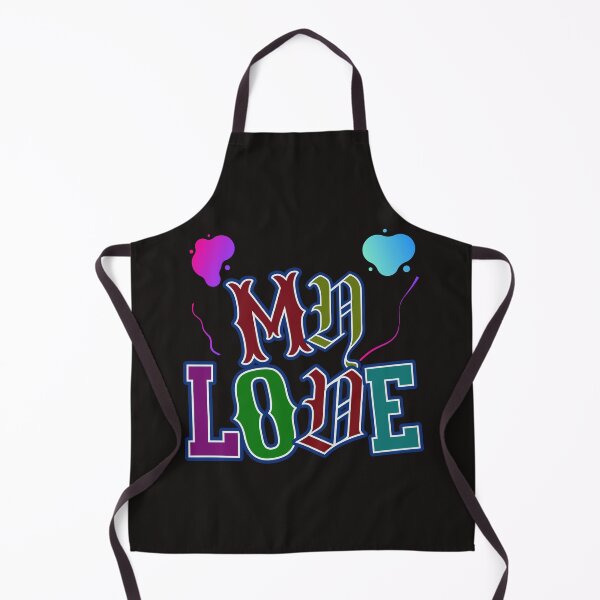 Item preview, My Love Bold Colorful Typography Design designed and sold by Moon2025.