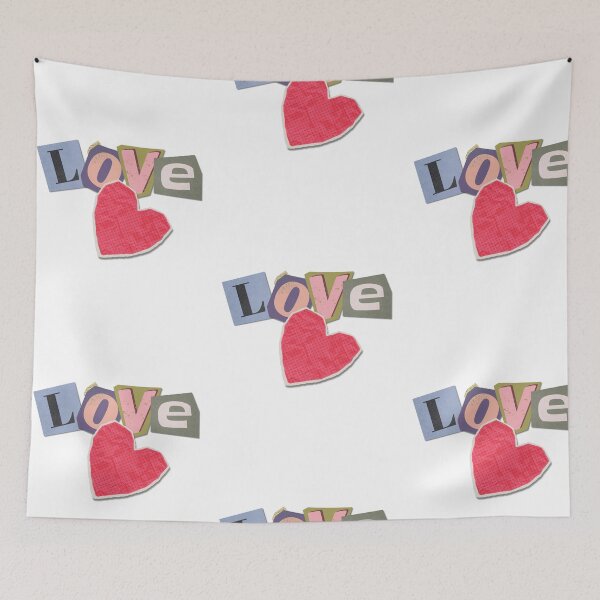 Item preview, LOVE COLLAGE designed and sold by infinitearte.