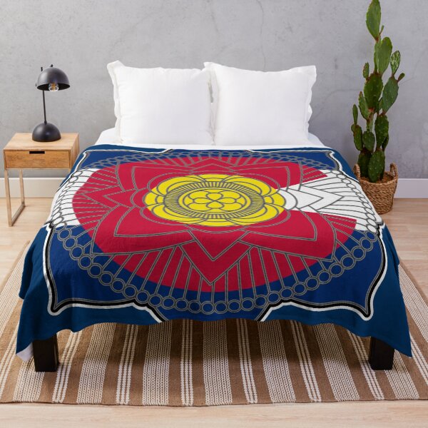 Artikelvorschau, Lotus Mandala Colorado Flaggen 051925 24 entworfen und verkauft von Lazarustci.