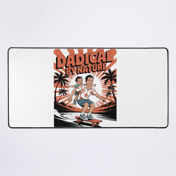 Item preview, Dadical By Nature Skater Dad With Son designed and sold by Taans-Creation.
