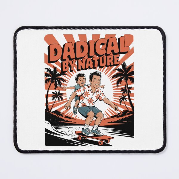 Item preview, Dadical By Nature Skater Dad With Son designed and sold by Taans-Creation.