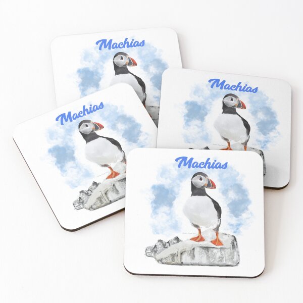 Item preview,  Maine Puffin and City designed and sold by ArtRoyal13.