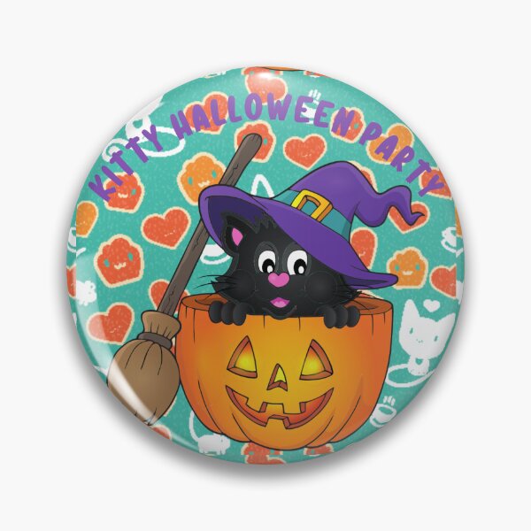 Item preview, Kitty Halloween Pary designed and sold by Dream Bloom Gallery.