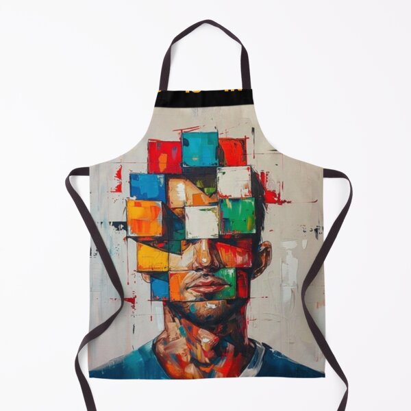 Item preview, My Mind Is In Chaos - Abstract Cubist Portrait designed and sold by Zakshop3.