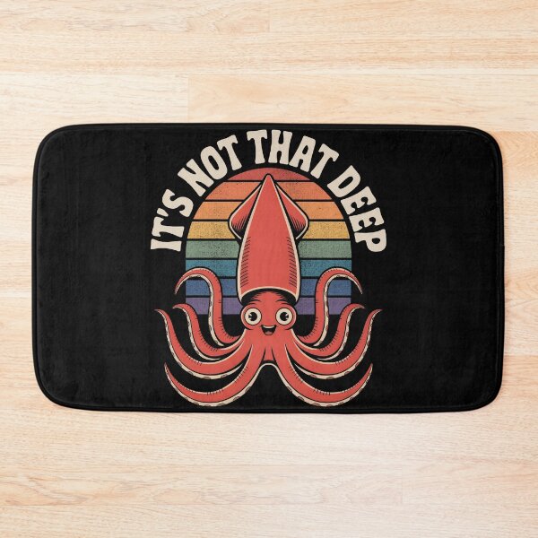 Item preview, It’s Not That Deep Gen Z Meme Irony Squid Design designed and sold by Altered Pixels.