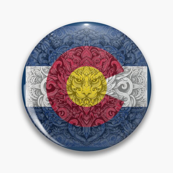 Item preview, Dragon Art Tile 051925 33 Colorado Flag Iconography Series designed and sold by Lazarustci.