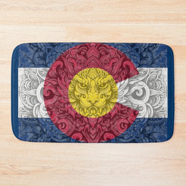 Item preview, Dragon Art Tile 051925 33 Colorado Flag Iconography Series designed and sold by Lazarustci.