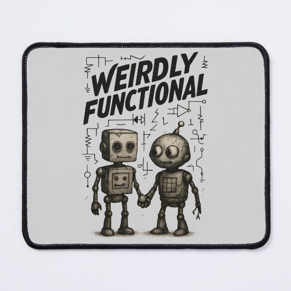 Item preview, Weirdly Functional. Cute wellbeing Robots. designed and sold by Shoot-The-Moon.
