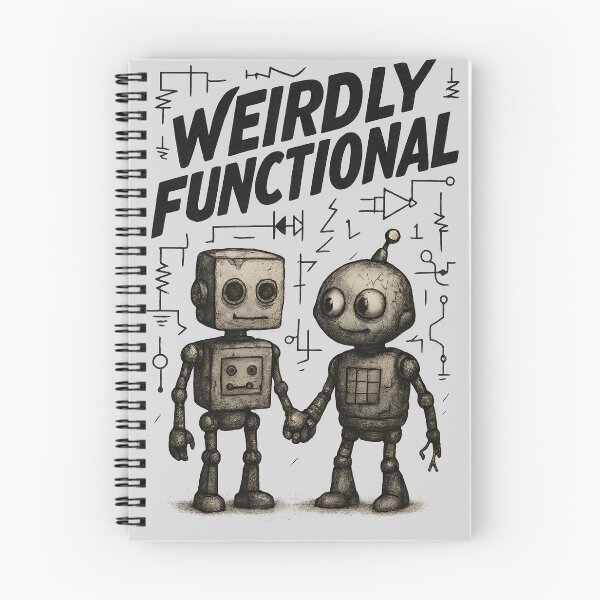 Item preview, Weirdly Functional. Cute wellbeing Robots. designed and sold by Shoot-The-Moon.
