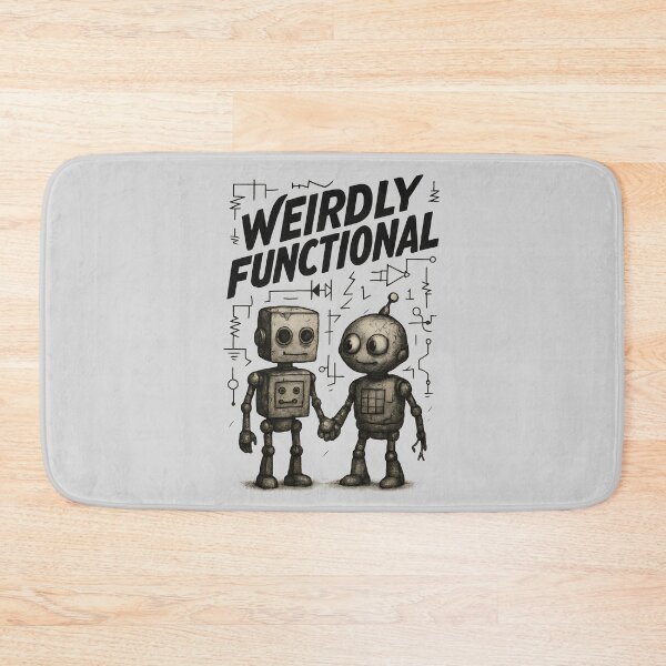 Item preview, Weirdly Functional. Cute wellbeing Robots. designed and sold by Shoot-The-Moon.