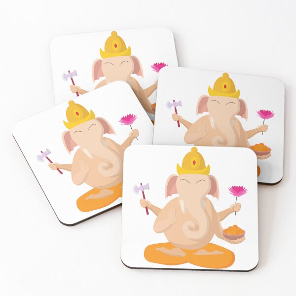 Item preview, Cute Lord Ganesha Cartoon Illustration designed and sold by IndianShopper.