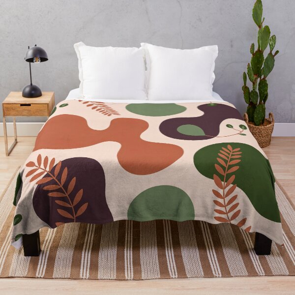 Item preview, Earthy Harmony – Abstract Organic Blobs with Warm Tones designed and sold by pnidesign.