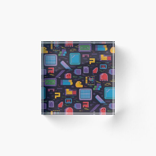 Item preview, Arte pixel retro con aires tecnológicos de los años 80 y 90 designed and sold by pnidesign.