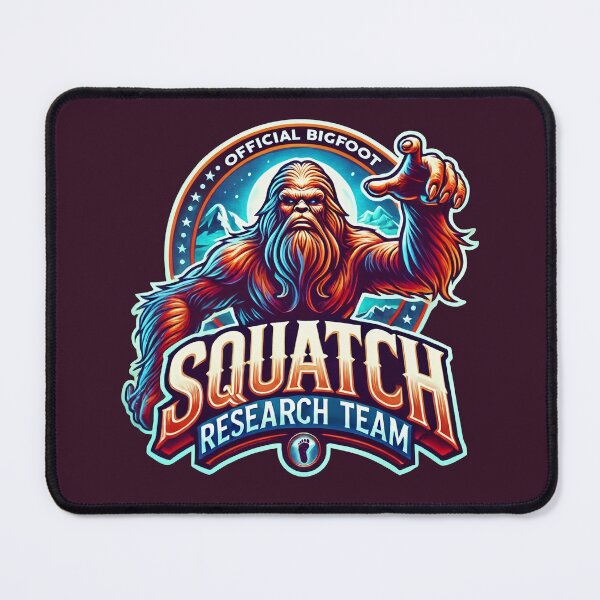 Item preview, Squatch Research Team – Official Bigfoot Hunter Badge Design designed and sold by Victor Shadehorn.