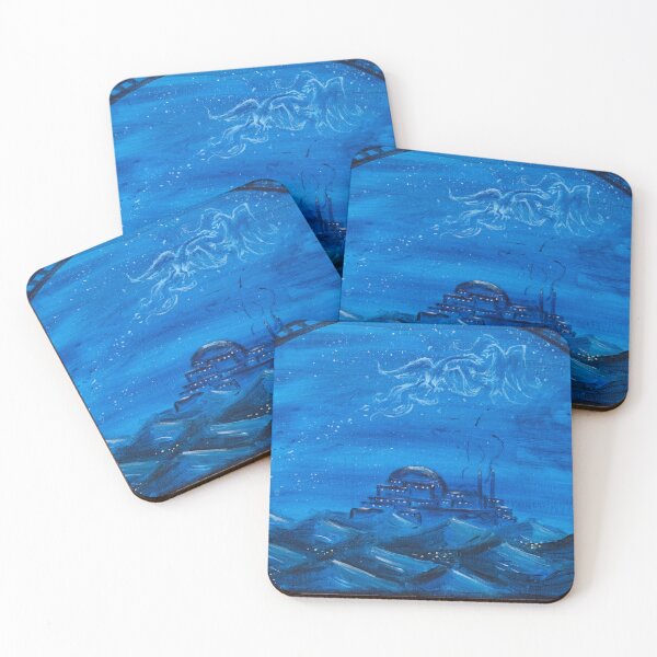 Item preview, Desert Whispers in Azure designed and sold by Rossarosrocksandtrees.