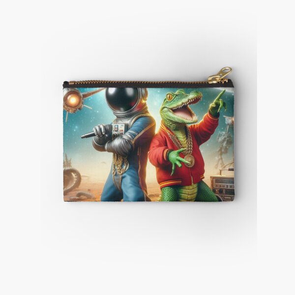 Item preview, astranaut and crocodile rap dancing designed and sold by Dogandesighn.
