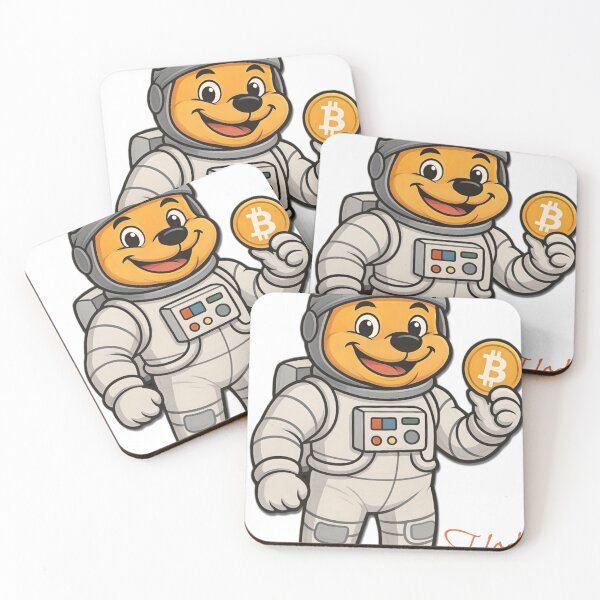 Item preview, Floki Inu - Bitcoin Astronaut designed and sold by DigitaledbyTailor.