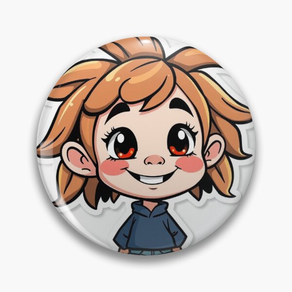 Item preview, Cute Big-Head Sticker Design designed and sold by Krushna-12.