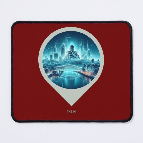 Item preview, Tbilisi City 80s Style Photo - Retro Travel Art for City Lovers and Tourists - Perfect for Clothing & Accessories designed and sold by knalpot-design.