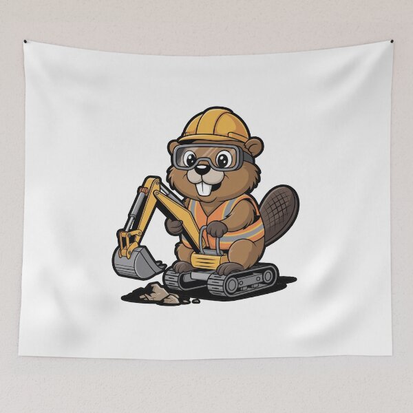 Item preview, Excavator Beaver designed and sold by MonkiFlipp.