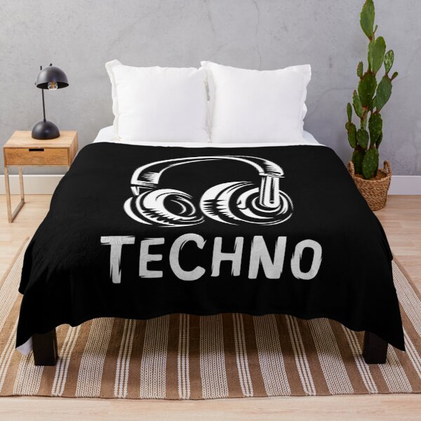 Aperçu de l'œuvre Casques techno pour les fans de musique et les DJ créée et vendue par AndreMi.