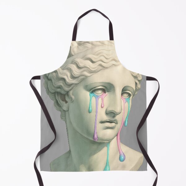 Item preview, Crying Statue Head  Neon Venus Tears  Classical Meltdown designed and sold by Shoot-The-Moon.
