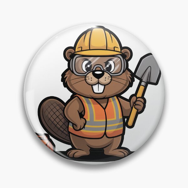 Item preview, Construction Beaver designed and sold by MonkiFlipp.