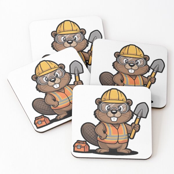 Item preview, Construction Beaver designed and sold by MonkiFlipp.