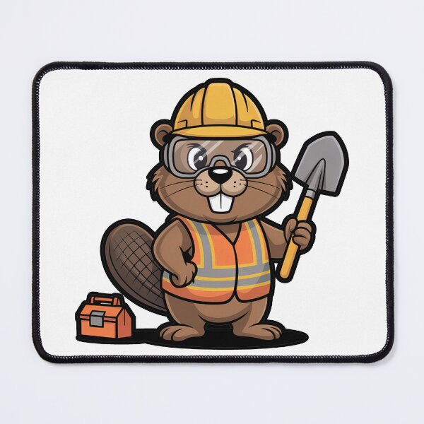 Item preview, Construction Beaver designed and sold by MonkiFlipp.