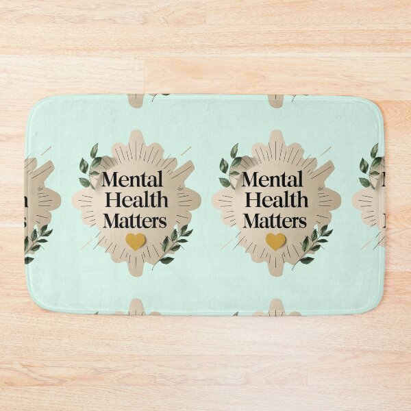 Item preview, Mental Health Matters – Positive Vibes Quote Design designed and sold by 0606PM.