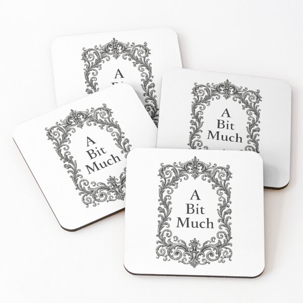 Item preview, A Bit Much Funny Minimal Words, Maximal Drama designed and sold by Shoot-The-Moon.