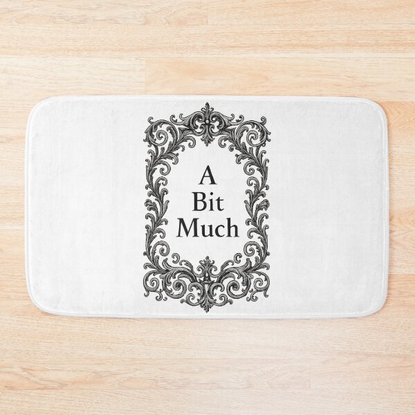Item preview, A Bit Much Funny Minimal Words, Maximal Drama designed and sold by Shoot-The-Moon.