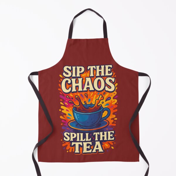 Item preview, Sip the Chaos, Spill the Tea designed and sold by Neonyx2020.