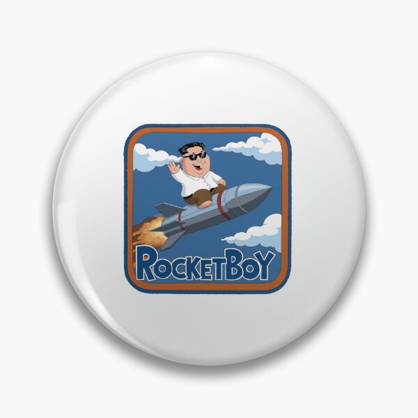 Item preview, Rocketman, Rocket, North Korea, supreme leader, funnyfits70, Humor, Funny, retro, vintage, funny quotes, animal humor, designed and sold by FunnyFits70.