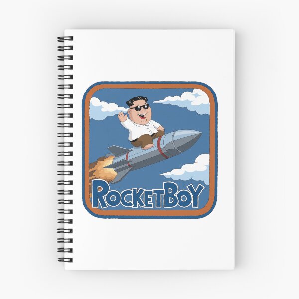 Item preview, Rocketman, Rocket, North Korea, supreme leader, funnyfits70, Humor, Funny, retro, vintage, funny quotes, animal humor, designed and sold by FunnyFits70.