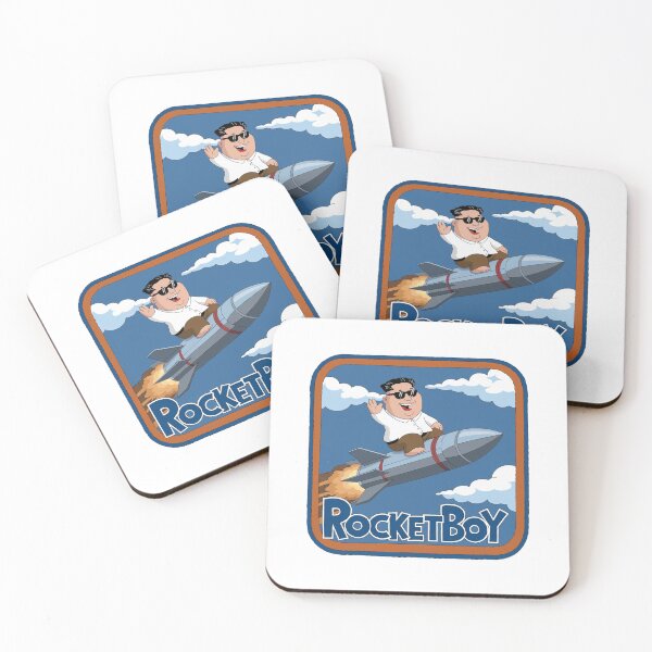 Item preview, Rocketman, Rocket, North Korea, supreme leader, funnyfits70, Humor, Funny, retro, vintage, funny quotes, animal humor, designed and sold by FunnyFits70.