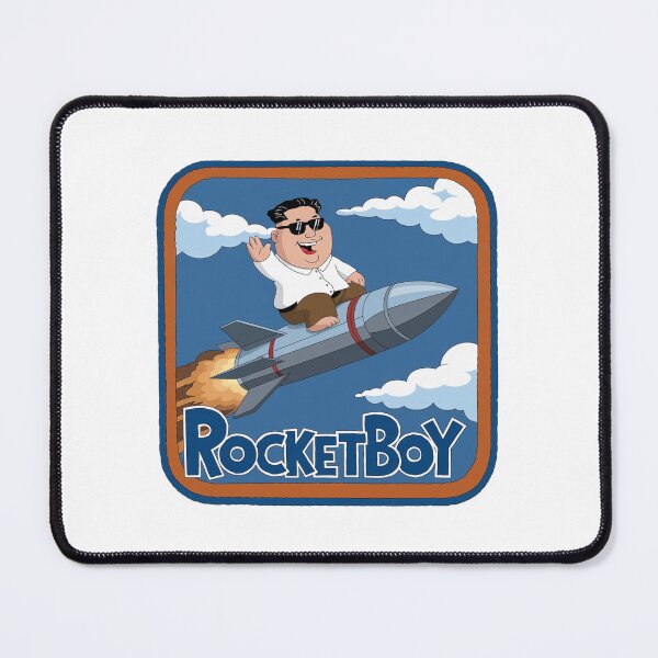 Item preview, Rocketman, Rocket, North Korea, supreme leader, funnyfits70, Humor, Funny, retro, vintage, funny quotes, animal humor, designed and sold by FunnyFits70.